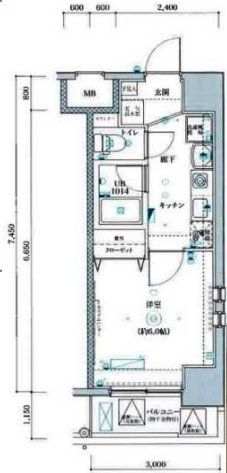スパシエルクス大宮の間取り写真