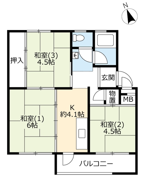 URあやめ台の間取り写真