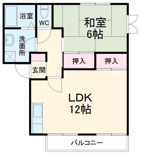 静岡県静岡市清水区恵比寿町（アパート）の賃貸物件の間取り