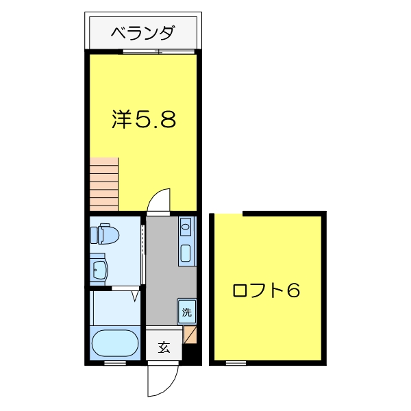 ペット可新築アパートの間取り