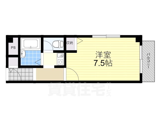 茨木市新中条町のマンションの間取り