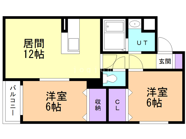 ヴォール中島の間取り