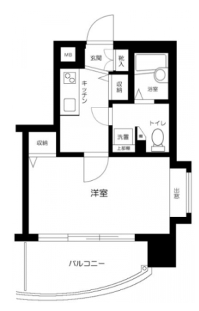 豊島区目白のマンションの間取り