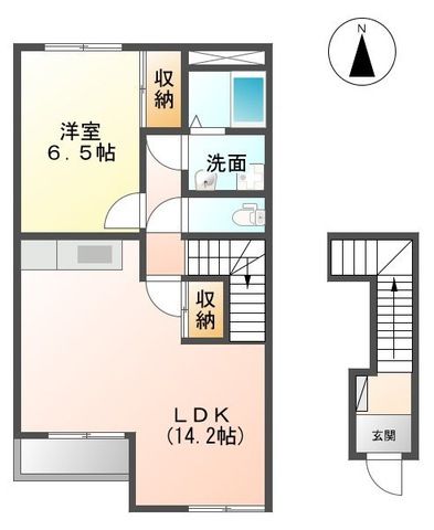 サンヴィレッジ　Iの間取り