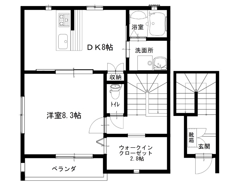 ルネス吉岡５３号地の間取り