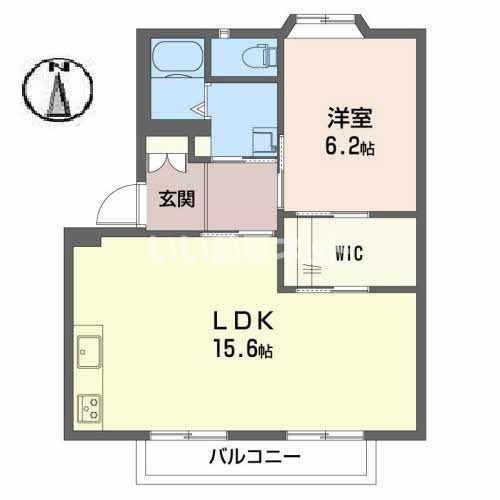 下関市彦島向井町のアパートの間取り