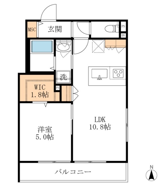 ロック　クライスの間取り