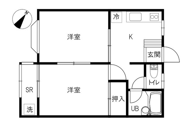 ＭＡＩＳＯＮＤＥ１０７の間取り