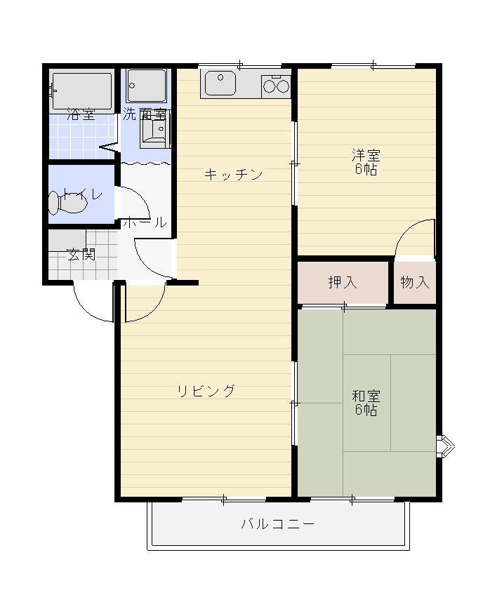 ＫＳポラールの間取り