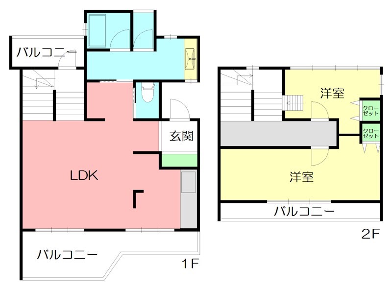 ヴィーナマンションB棟の間取り