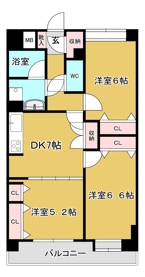 グラン秀興館の間取り