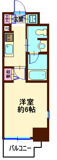 ブライズ戸越公園の間取り