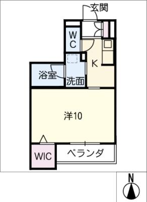 リオリエント西岐阜Ｓｔａ．の間取り