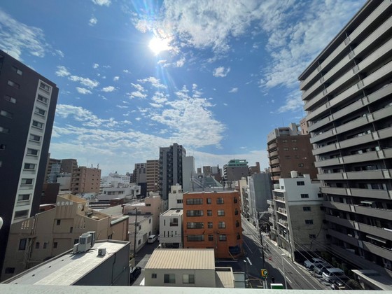 【広島市中区猫屋町のマンションの眺望】