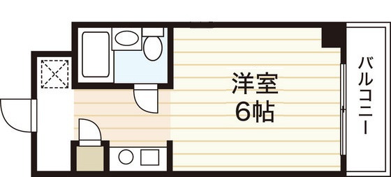 【広島市中区猫屋町のマンションの間取り】