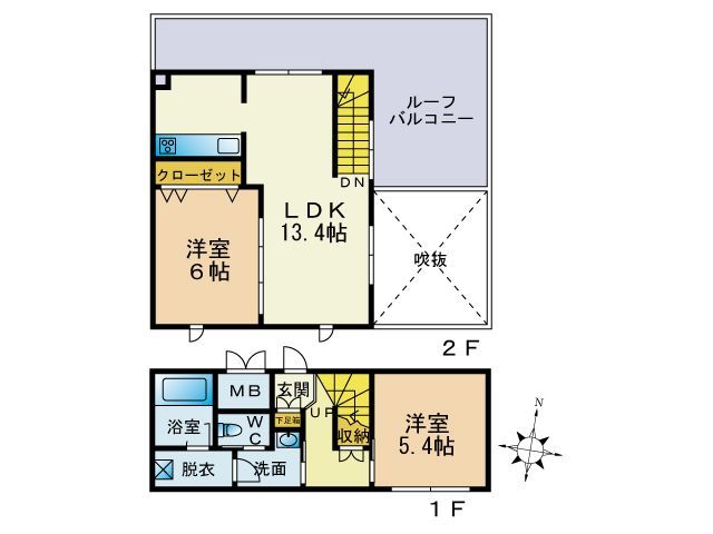 ベルメゾン高取グラースの間取り