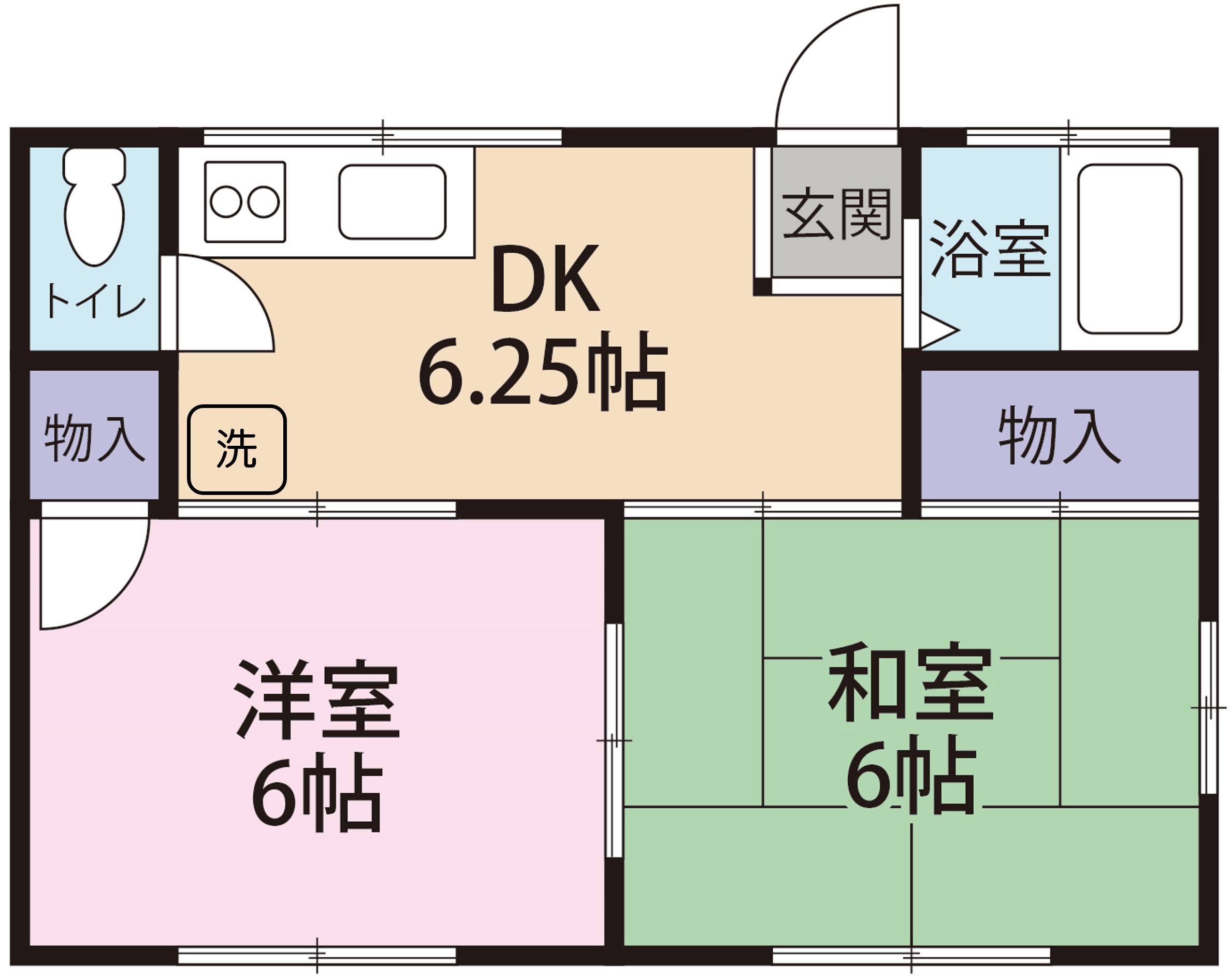 メゾン鷺沼台　A棟の間取り