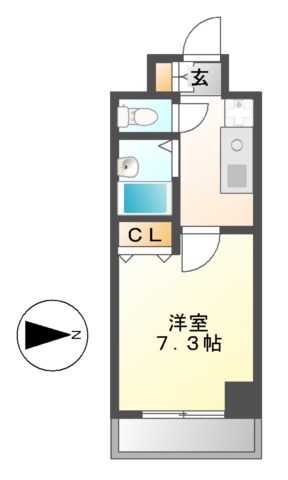 クレストステージアスカの間取り