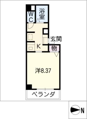 カーサ栄町の間取り