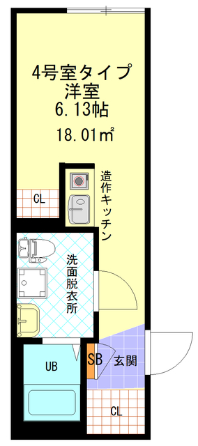 西谷4丁目新築アパート(仮)の間取り