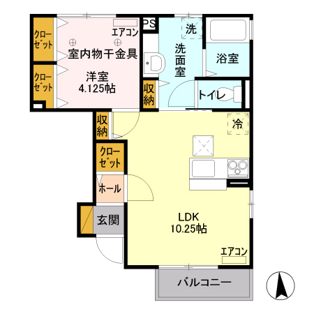 リヴェールの間取り