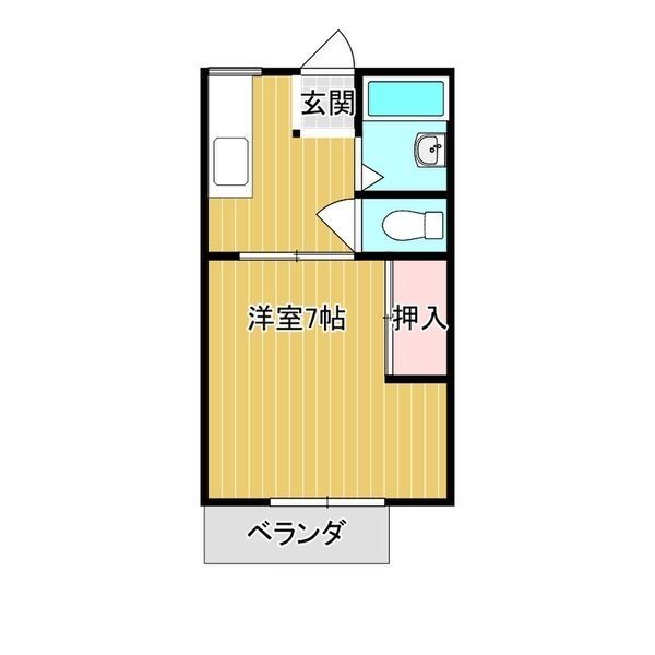 塩谷郡高根沢町大字宝積寺のアパートの間取り