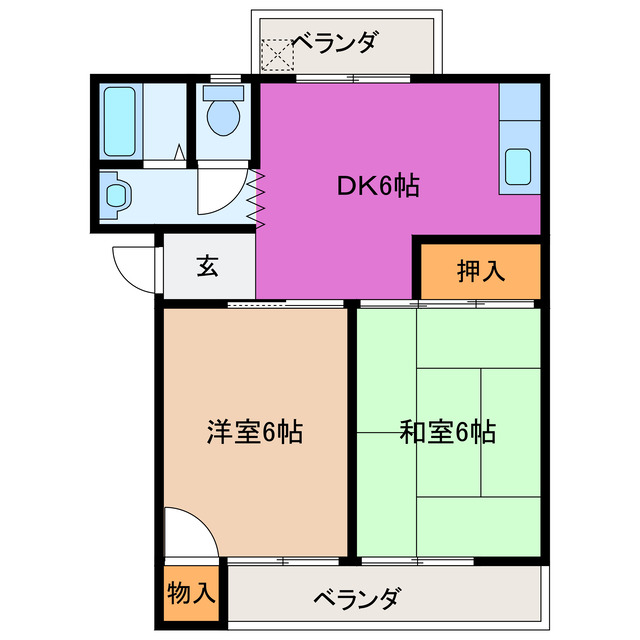 コートライトアップの間取り