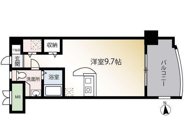 キャッスル大手門の間取り