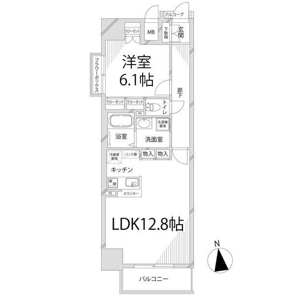 【キャッスルコート博労町の間取り】