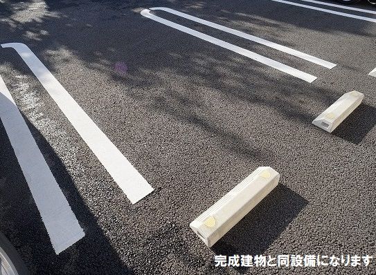 【金沢市大額のアパートの駐車場】