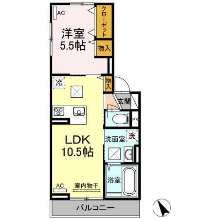 アルベロの間取り