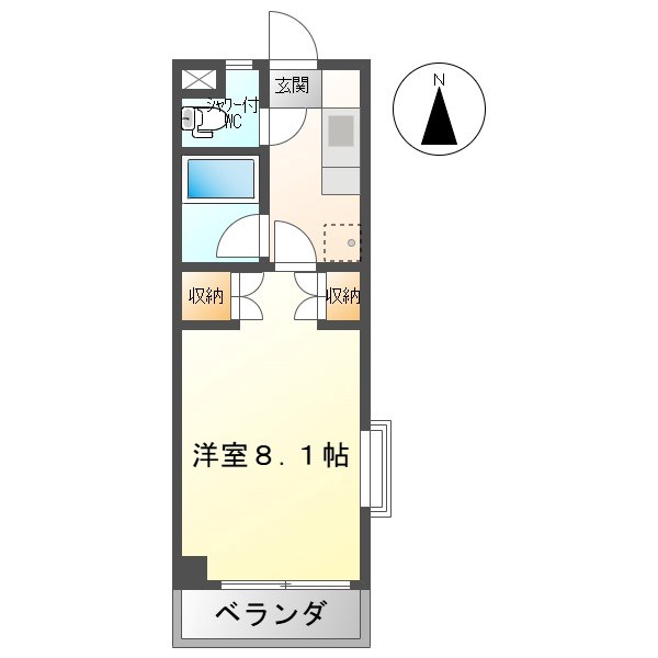 東御市滋野のマンションの間取り