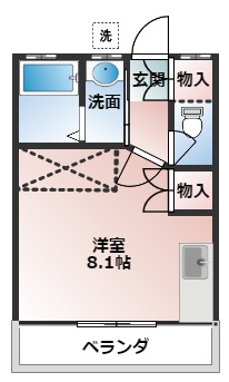 【コーポ堀の間取り】