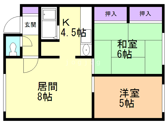 ハイム木村の間取り