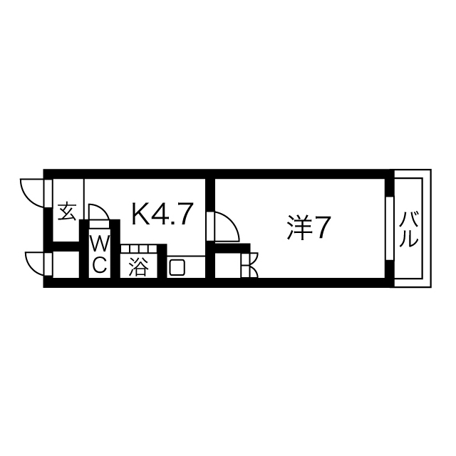 ｉ－ｒｏｏｍ大林町の間取り