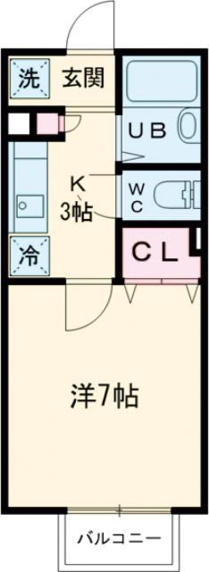 パセオ西之町の間取り