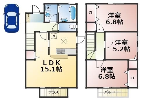 【シャルマンヒルズ・イーストの間取り】