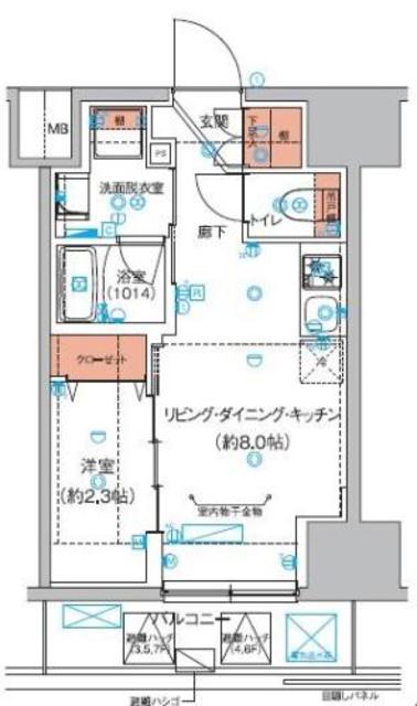 （仮称）巣鴨山手インサイドレジデンスの間取り