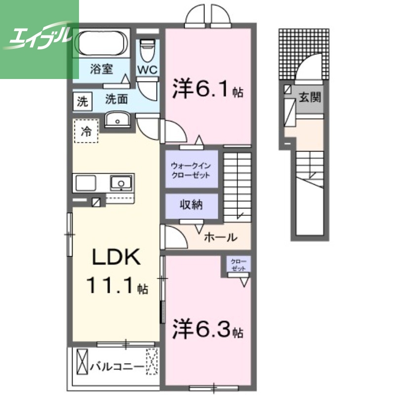 グラシオッソ　Iの間取り