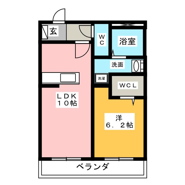 ＮＢマンションIの間取り