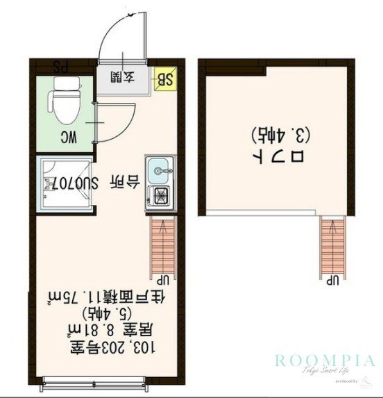 ソレイユ新宿の間取り