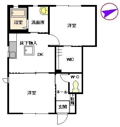 ストーク２番館　Ｂ棟の間取り