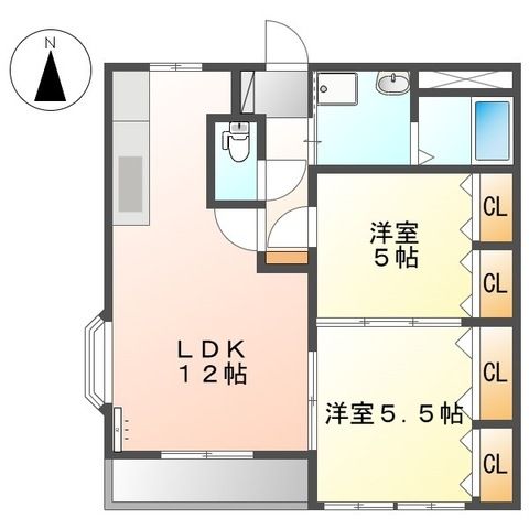 アルカディア２１の間取り