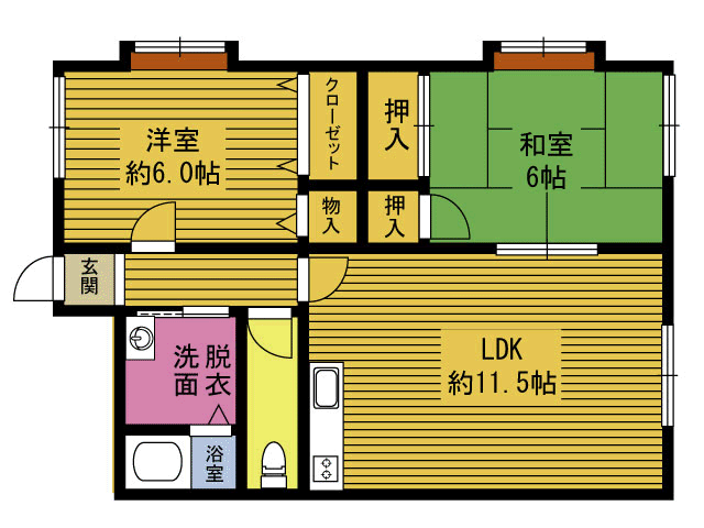 リブレ由布院の間取り