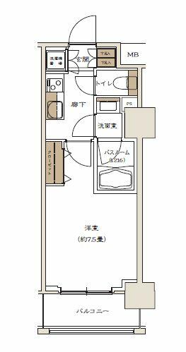 キュロコ日本橋の間取り