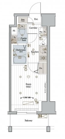 【川崎市川崎区日進町のマンションの間取り】