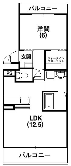 グリシーナの間取り