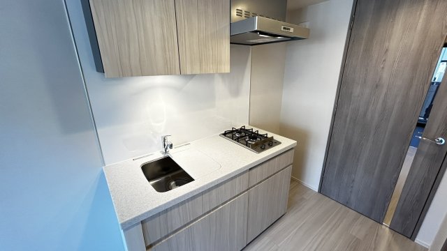 キッチン　2口コンロのキッチンです