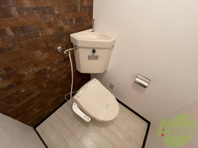 トイレ　トイレはウォシュレットになります。男女ともに嬉しいですね。