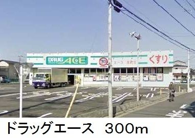ドラックストア　ドラッグエース（ドラッグストア）まで300m